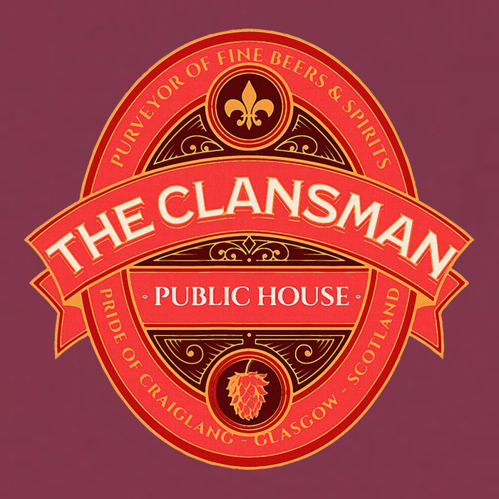 The Clansman Public House Funny Scottish 16oz Travel Tumbler