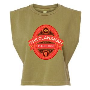 The Clansman Public House Funny Scottish Garment-Dyed Women's Muscle Tee