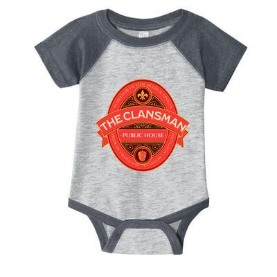 The Clansman Public House Funny Scottish Infant Baby Jersey Bodysuit
