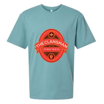 The Clansman Public House Funny Scottish Sueded Cloud Jersey T-Shirt