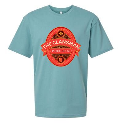 The Clansman Public House Funny Scottish Sueded Cloud Jersey T-Shirt