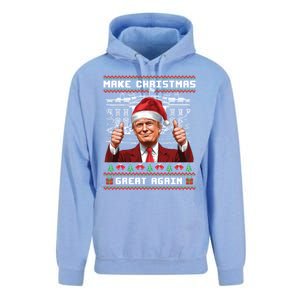 Trump Christmas Pajama Funny Make Christmas Great Again Ugly Gift Unisex Surf Hoodie