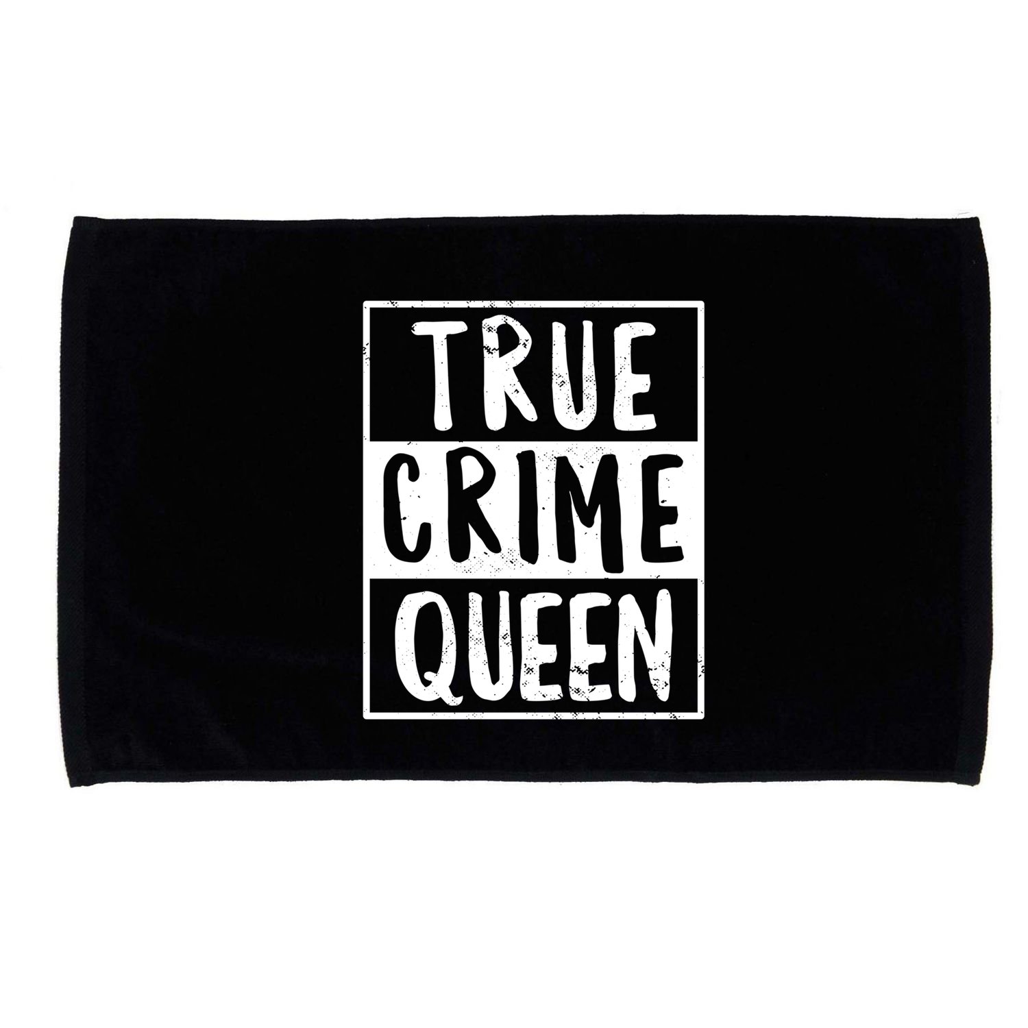 True Crime Queen True Crime Podcast Lover Gift Microfiber Hand Towel