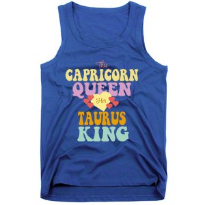 This Capricorn Queen Loves Her Taurus King Funny Gift Tank Top