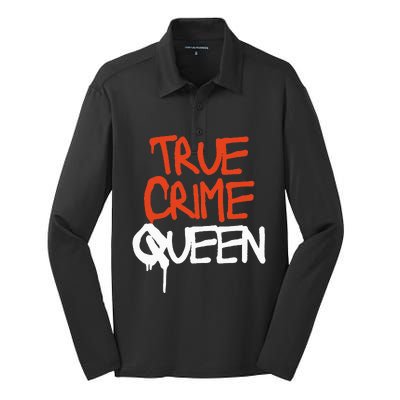 True Crime Queen Silk Touch Performance Long Sleeve Polo