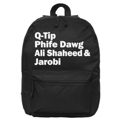 TRIBE CALLED QUEST NAMES 16 in Basic Backpack