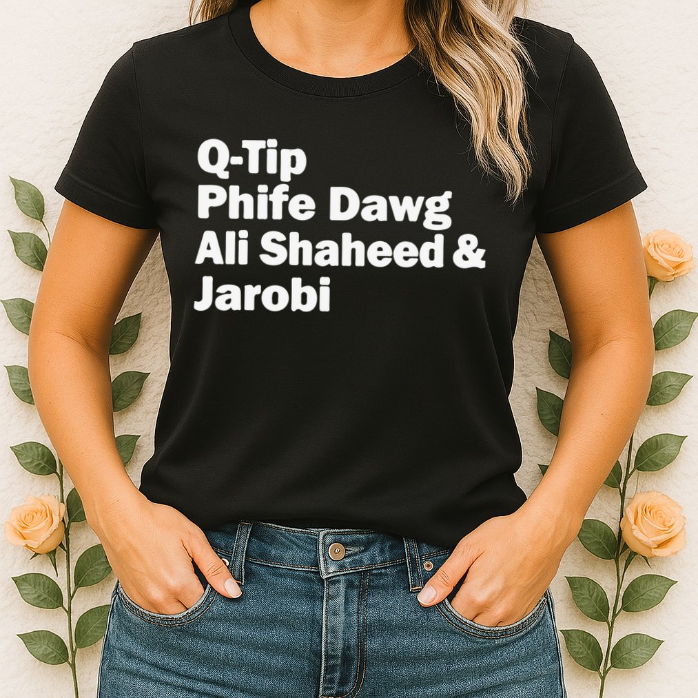TRIBE CALLED QUEST NAMES Womens T-Shirt