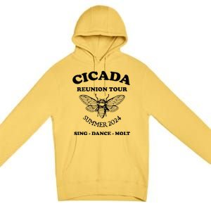 The Cicada Reunion U.S 2024 Cicada Concert Fest Lover Premium Pullover Hoodie