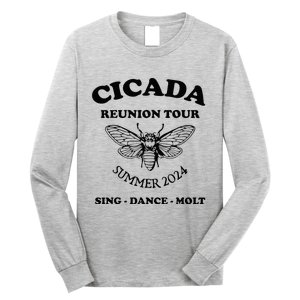 The Cicada Reunion U.S 2024 Cicada Concert Fest Lover Long Sleeve Shirt