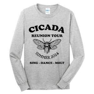 The Cicada Reunion U.S 2024 Cicada Concert Fest Lover Tall Long Sleeve T-Shirt