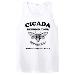 The Cicada Reunion U.S 2024 Cicada Concert Fest Lover PosiCharge Competitor Tank