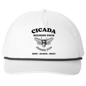 The Cicada Reunion U.S 2024 Cicada Concert Fest Lover Snapback Five-Panel Rope Hat