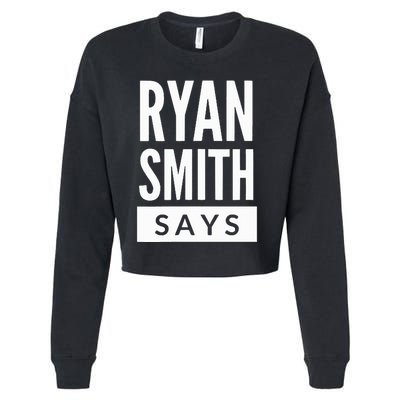 The Classic Rss Stacked Block Cropped Pullover Crew