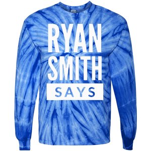 The Classic Rss Stacked Block Tie-Dye Long Sleeve Shirt