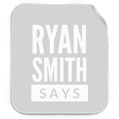 The Classic Rss Stacked Block Permanent Decal Sticker