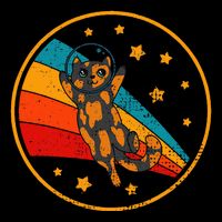 Tortoiseshell Cat Retro Space Cat Baby Bodysuit