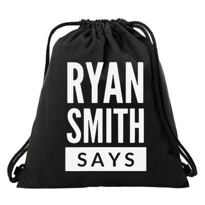 The Classic Rss Stacked Block Drawstring Bag