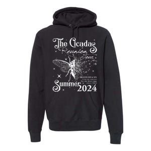 The Cicadas Reunion Summer 2024 Cicada Nature Lover Premium Hoodie