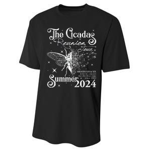 The Cicadas Reunion Summer 2024 Cicada Nature Lover Performance Sprint T-Shirt