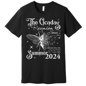 The Cicadas Reunion Summer 2024 Cicada Nature Lover Premium T-Shirt