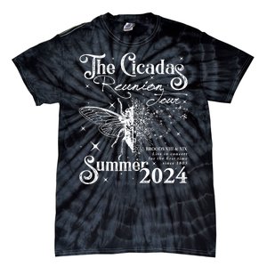 The Cicadas Reunion Summer 2024 Cicada Nature Lover Tie-Dye T-Shirt