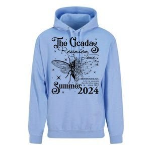 The Cicadas Reunion Summer 2024 Cicada Nature Lover Unisex Surf Hoodie