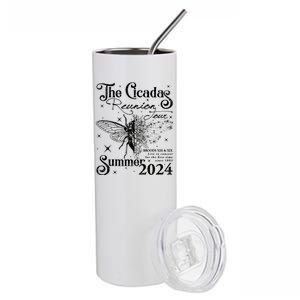 The Cicadas Reunion Summer 2024 Cicada Nature Lover Stainless Steel Tumbler