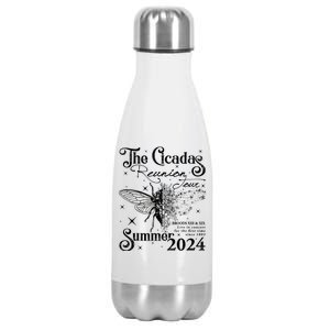 The Cicadas Reunion Summer 2024 Cicada Nature Lover Stainless Steel Insulated Water Bottle