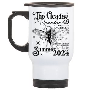 The Cicadas Reunion Summer 2024 Cicada Nature Lover Stainless Steel Travel Mug