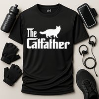 The Catfather Ragdoll Cat Lover Funny Father Cat Dad Cooling Performance Crew T-Shirt