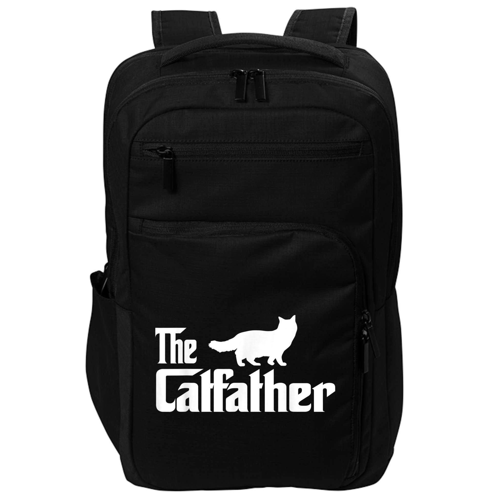 The Catfather Ragdoll Cat Lover Funny Father Cat Dad Impact Tech Backpack