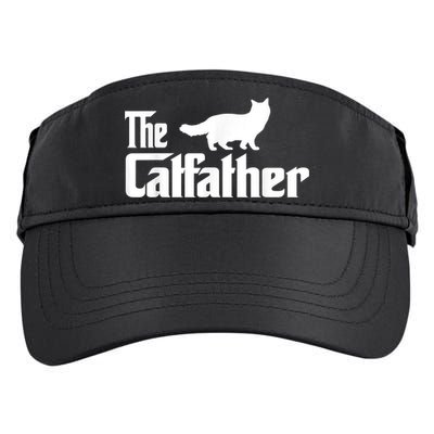 The Catfather Ragdoll Cat Lover Funny Father Cat Dad Adult Drive Performance Visor