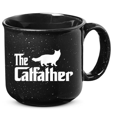The Catfather Ragdoll Cat Lover Funny Father Cat Dad 15oz Campfire Ceramic Mug