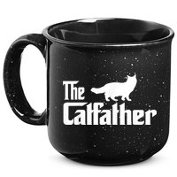 The Catfather Ragdoll Cat Lover Funny Father Cat Dad 15oz Campfire Ceramic Mug