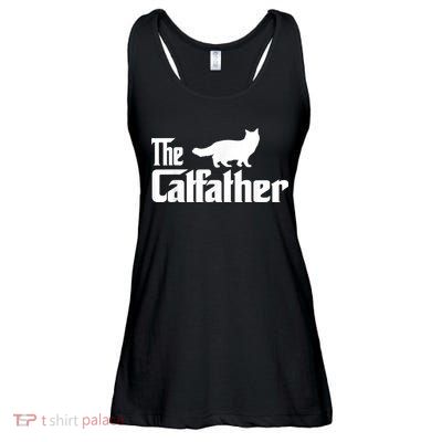 The Catfather Ragdoll Cat Lover Funny Father Cat Dad Ladies Essential Flowy Tank