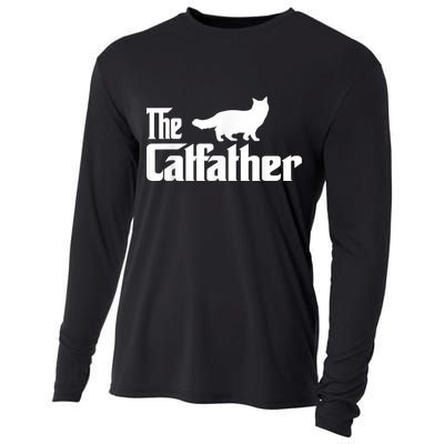 The Catfather Ragdoll Cat Lover Funny Father Cat Dad Cooling Performance Long Sleeve Crew