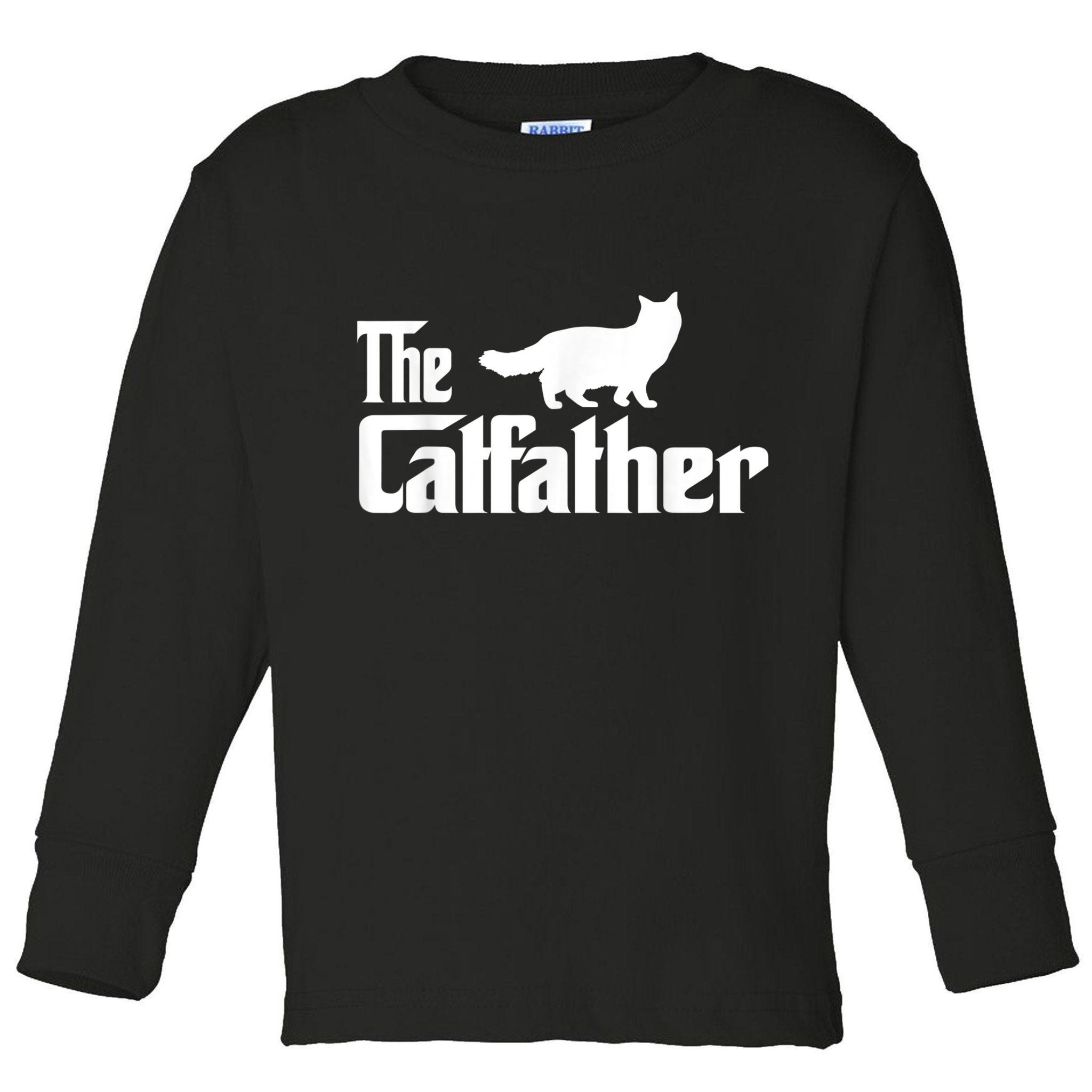 The Catfather Ragdoll Cat Lover Funny Father Cat Dad Toddler Long Sleeve Shirt