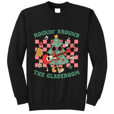 Teacher Christmas Rockin Around The Classroom Sweatshirt
