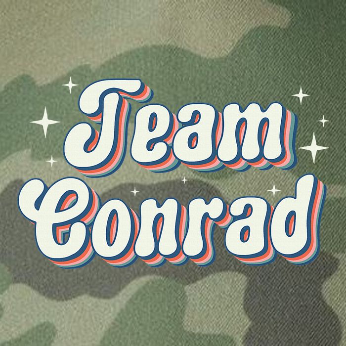 Team Conrad Retro Groovy Legacy Tie Dye Trucker Hat