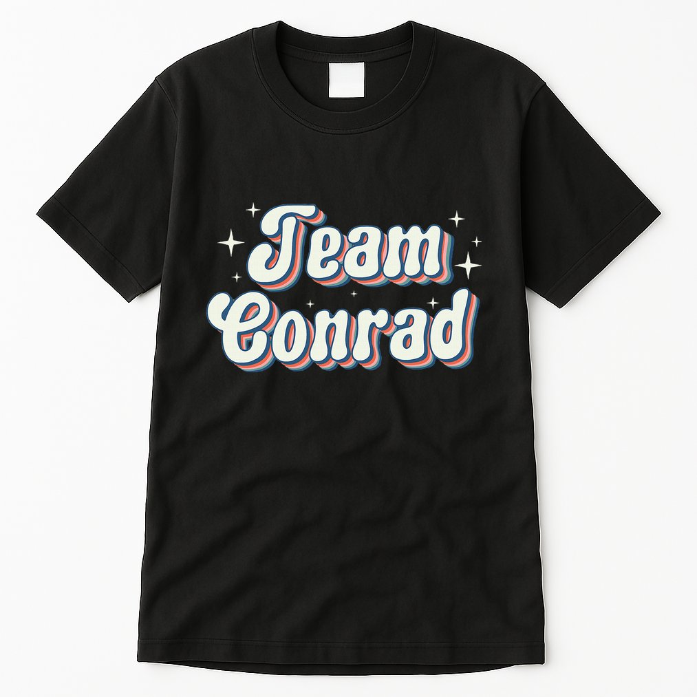 Team Conrad Retro Groovy Tall T-Shirt