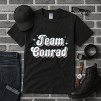 Team Conrad Retro Groovy Tall T-Shirt