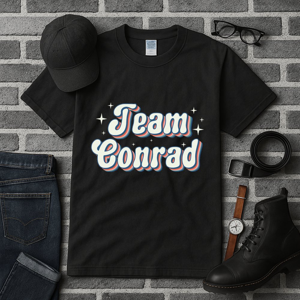 Team Conrad Retro Groovy Tall T-Shirt