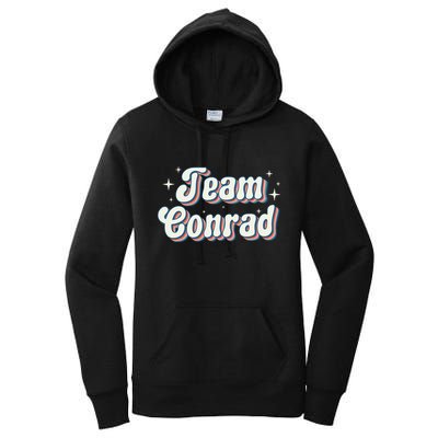Team Conrad Retro Groovy Women's Pullover Hoodie