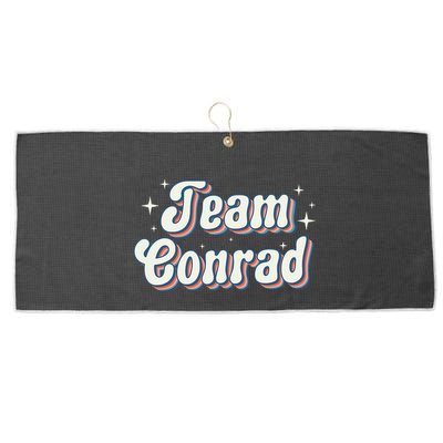 Team Conrad Retro Groovy Large Microfiber Waffle Golf Towel