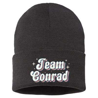 Team Conrad Retro Groovy Sustainable Knit Beanie