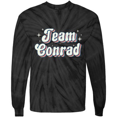 Team Conrad Retro Groovy Tie-Dye Long Sleeve Shirt