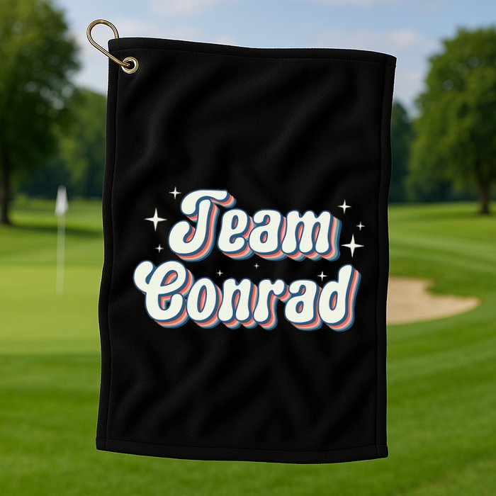 Team Conrad Retro Groovy Golf Towel