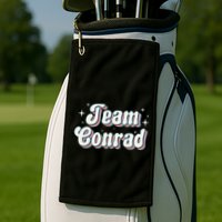 Team Conrad Retro Groovy Golf Towel
