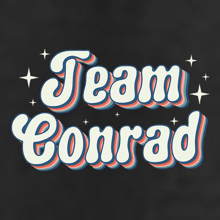 Team Conrad Retro Groovy Golf Towel
