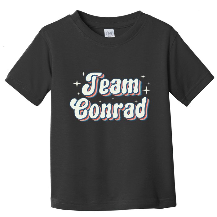 Team Conrad Retro Groovy Toddler T-Shirt